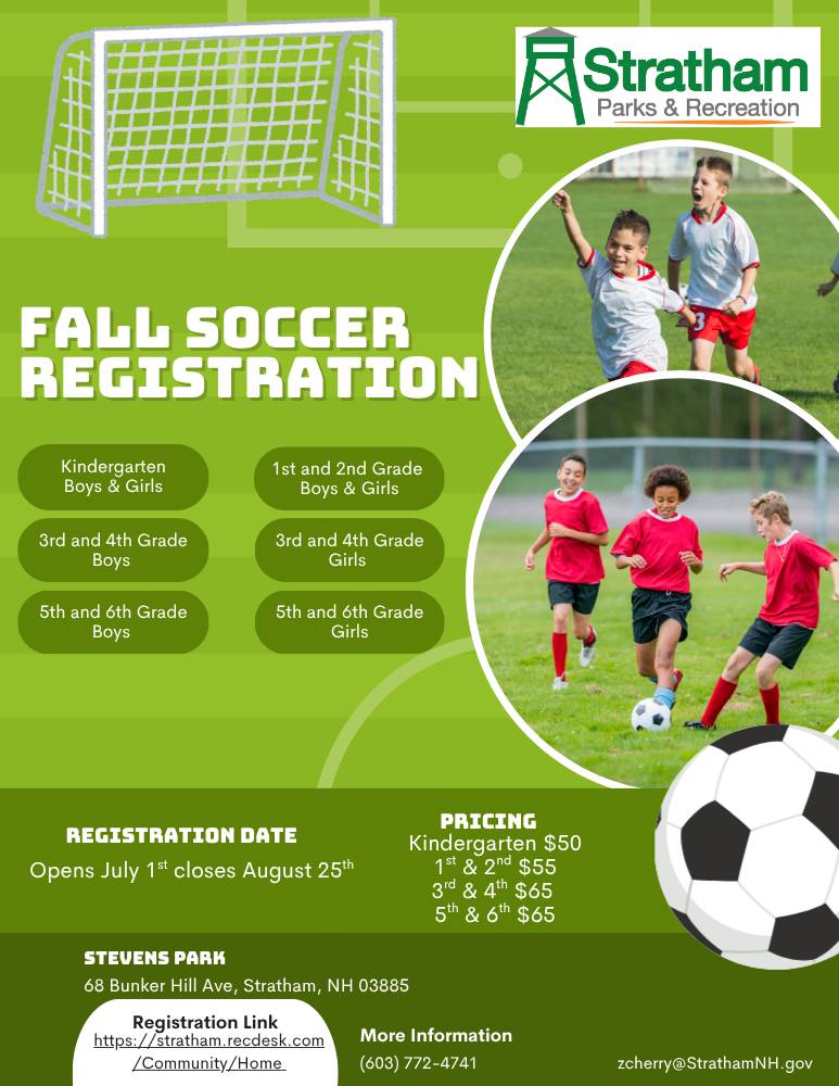 Fall Soccer Flyer 2026